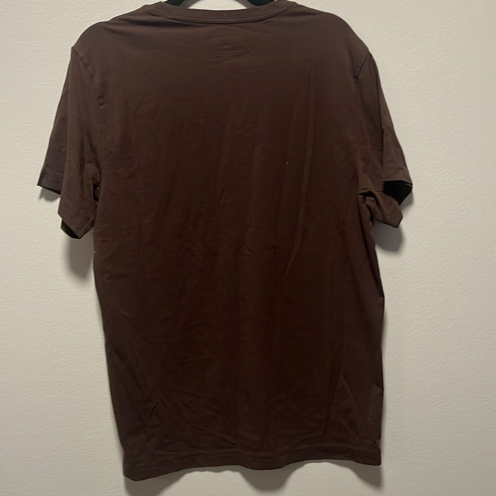RHONE Origin Short Sleeve Tee, Classic Fit, Brown, Size L - Picture 8 of 12